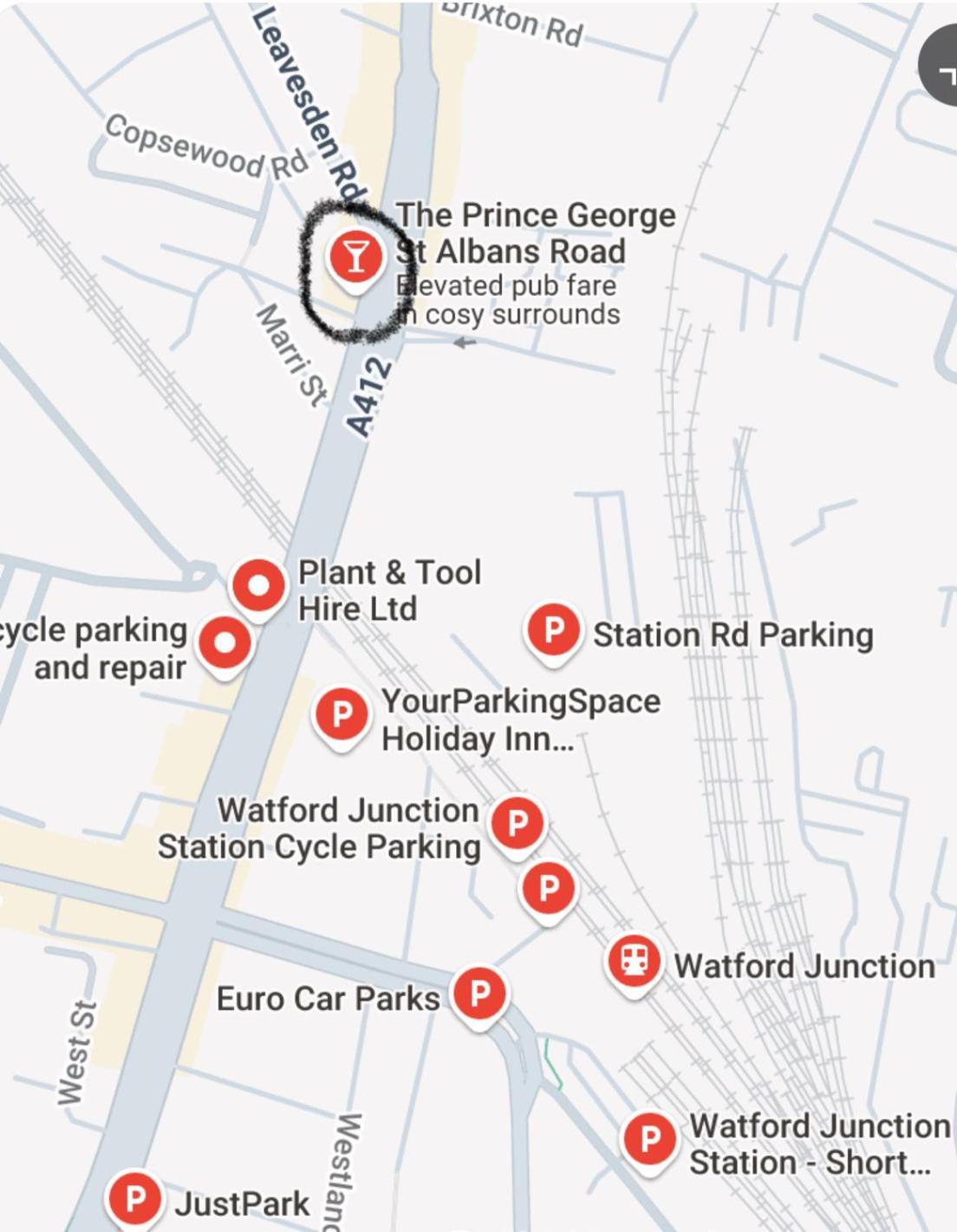 The Hyde - At Dunning's Bar Hotel Watford (Hertfordshire)